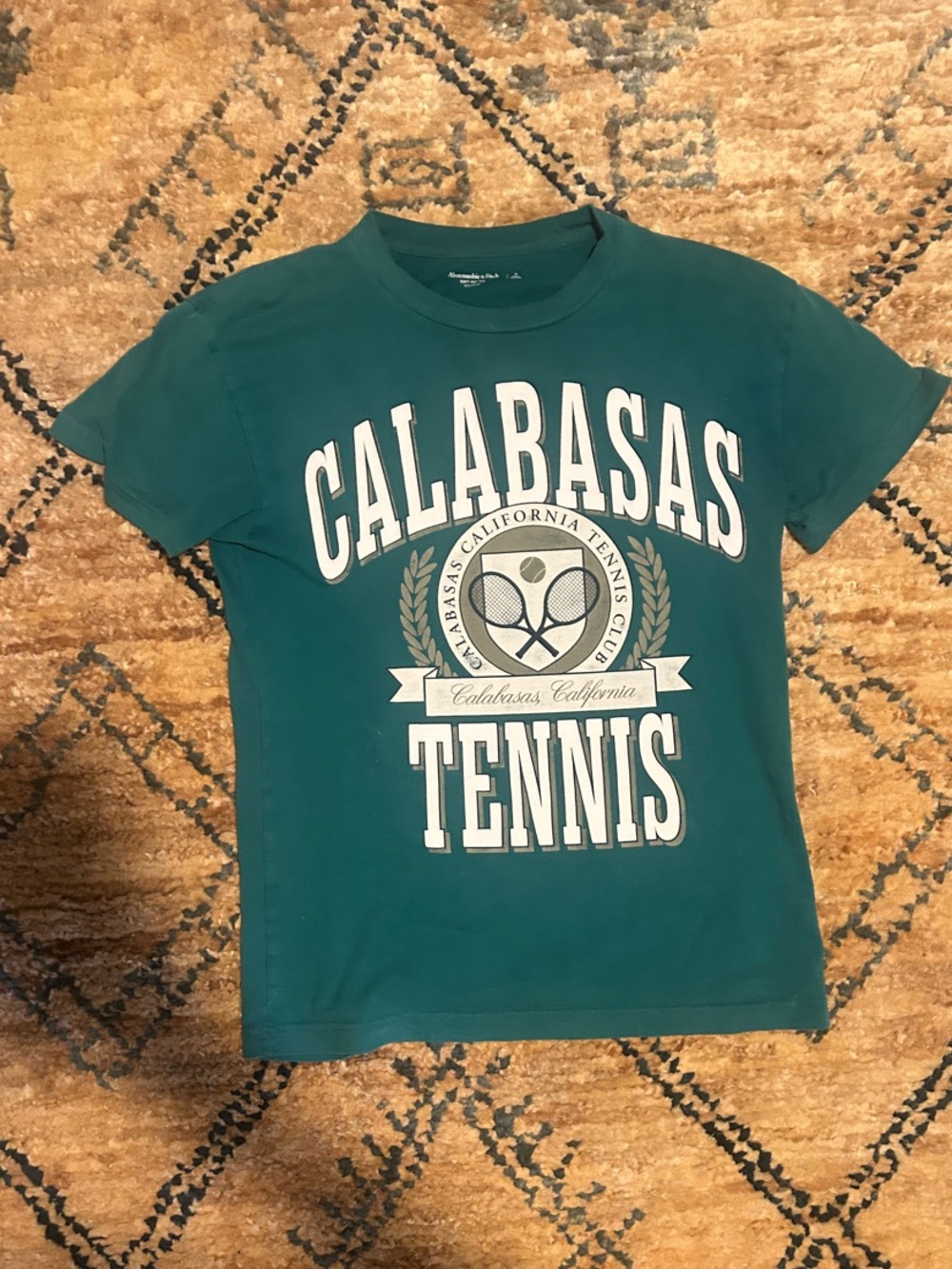 Calabasas Tennis T shirt Abercrombie and Fitch size small